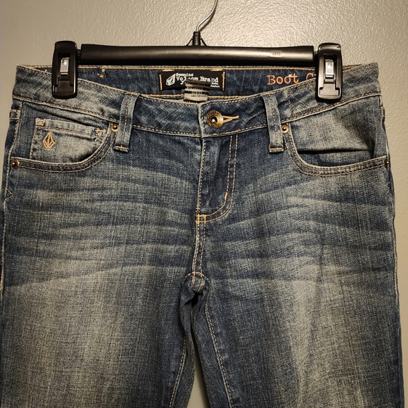 Volcom bootcut jeans medium wash Size 5 - Picture 2 of 14